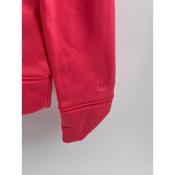 UNDER ARMOUR Women's Neon Pink Semi-Fitted Storm Caliber Hoodie SZ S - Picture 8 of 10